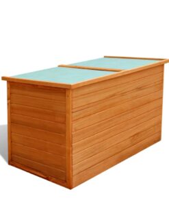 vidaXL Garden Storage Box 126x72x72 cm Wood