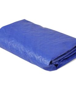 vidaXL Pool Cover PE Round 540 cm 90 g/m²