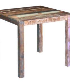 vidaXL Dining Table Solid Reclaimed Wood 80x82x76 cm