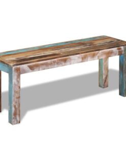 vidaXL Bench Solid Reclaimed Wood 110x35x45 cm