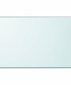 vidaXL Table Top Tempered Glass Rectangular 1000x620 mm