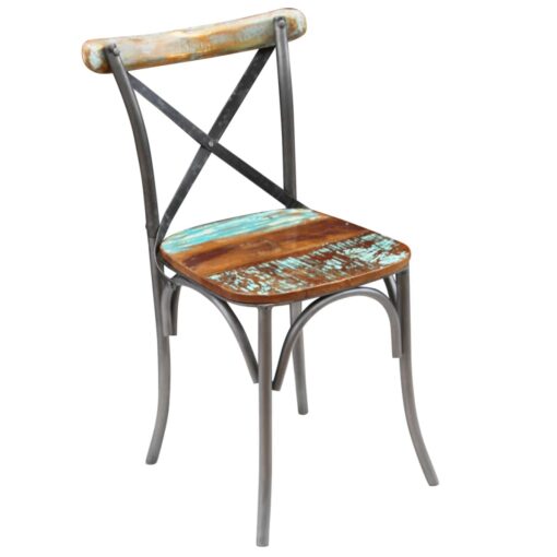 Dining Chairs 2 pcs Solid Reclaimed Wood - Image 2