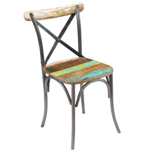 Dining Chairs 2 pcs Solid Reclaimed Wood - Image 3