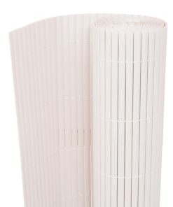 vidaXL Double-Sided Garden Fence 90x300 cm White