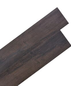 vidaXL Self-adhesive PVC Flooring Planks 5.02 m² 2 mm Dark Brown