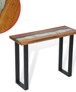 vidaXL Console Table Teak 100x35x75 cm