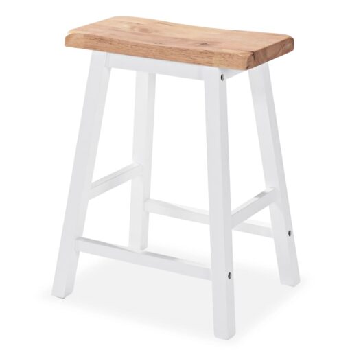 vidaXL Bar Set 3 Pieces MDF White - Image 3