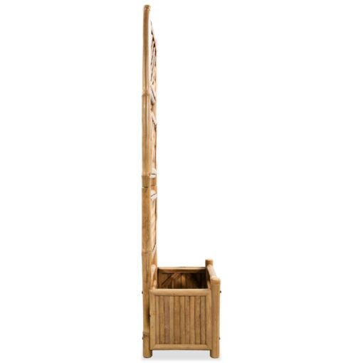 Garden Raised Bed with Trellis Bamboo 40 cm - Image 2