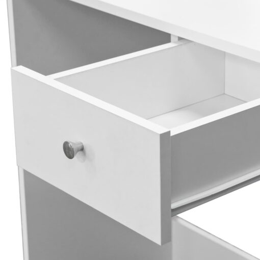 Dressing Table Engineered Wood 75x40x141 cm White - Image 2