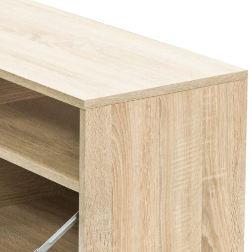 TV Cabinet Engineered Wood 95x35x36 cm Oak - Image 2