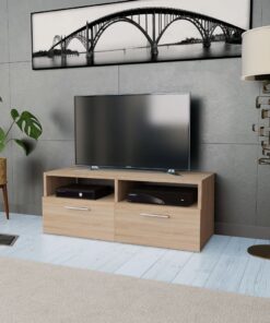 vidaXL TV Cabinet Engineered Wood 95x35x36 cm Oak