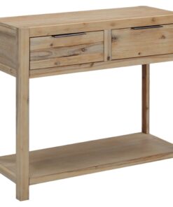 vidaXL Console Table 82x33x73 cm Solid Acacia Wood