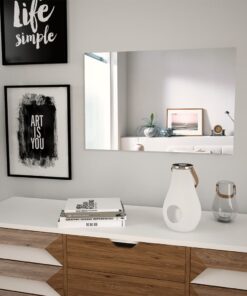 vidaXL Wall Mirror 60x40 cm Rectangular Glass