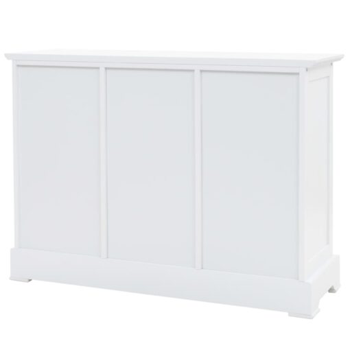 Sideboard with 3 Doors MDF and Pinewood 105x35x77.5 cm - Image 3