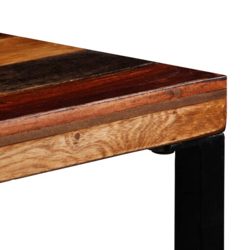 vidaXL Bar Table Solid Reclaimed Wood 70x70x106 cm - Image 4