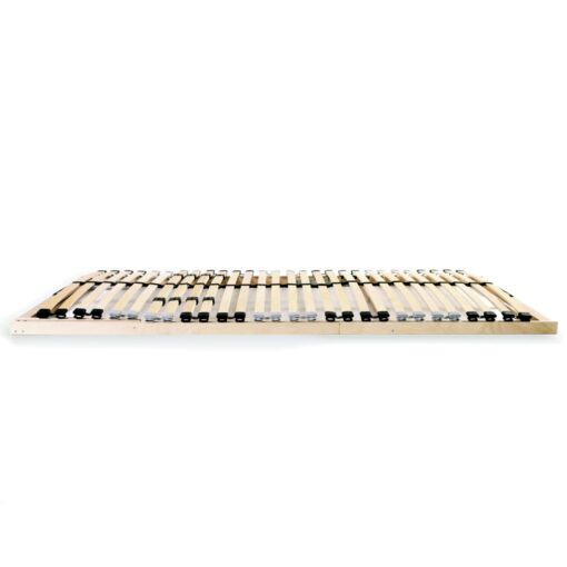 Slatted Bed Base without Mattress with 28 Slats 7 Zones 90x200 cm - Image 2