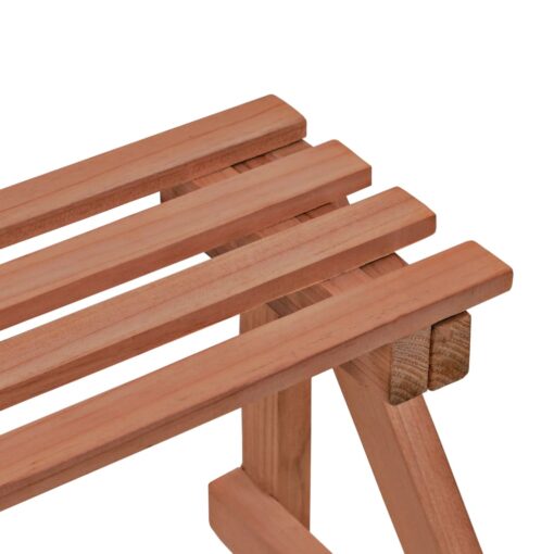  3-Tier Plant Stand Cedar Wood 48x45x40 cm - Image 3