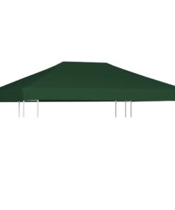 vidaXL Gazebo Top Cover 310 g/m² 4x3 m Green