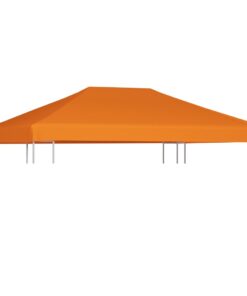 vidaXL Gazebo Top Cover 310 g/m² 4x3 m Orange