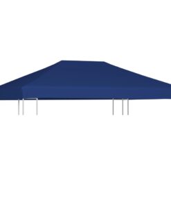 vidaXL Gazebo Top Cover 310 g/m² 4x3 m Blue