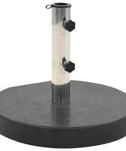 vidaXL Parasol Base Granite 28.5 kg Round Black