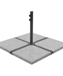 vidaXL Umbrella Weight Plate Granite 25 kg Square Grey