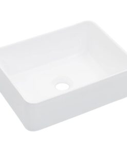 vidaXL Wash Basin 40x30x13 cm Ceramic White