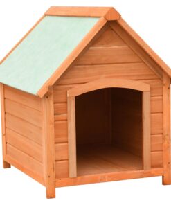 vidaXL Dog House Solid Pine & Fir Wood 72x85x82 cm