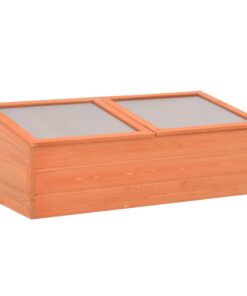 vidaXL Greenhouse Wood 100x50x34 cm