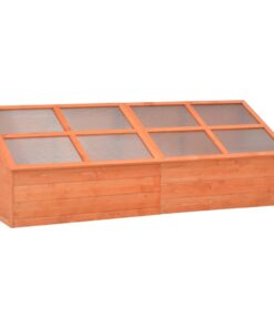 vidaXL Greenhouse Wood 180x57x62 cm