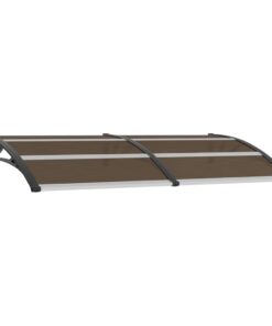 vidaXL Door Canopy Black 200x100 cm PC
