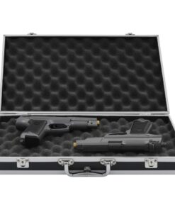 vidaXL Gun Case Aluminium ABS Black