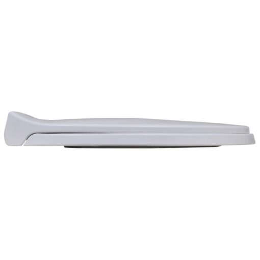 Toilet Seats with Soft Close Lids 2 pcs Plastic White - Image 2