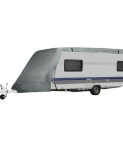 vidaXL Caravan Cover Grey L