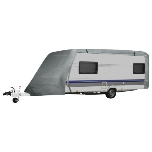 vidaXL Caravan Cover Grey L