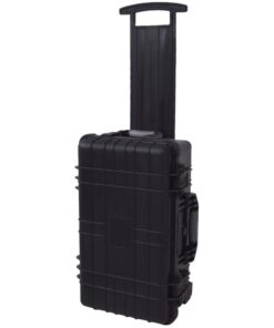 vidaXL Wheel-equipped Tool/Equipment Case with Pick & Pluck Foam Inside