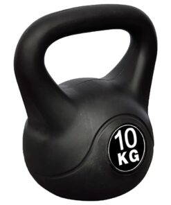 vidaXL Kettlebell 10 kg Concrete with Plastic Coated