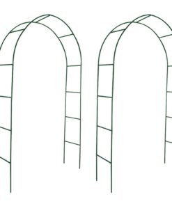 vidaXL Garden Arch 2 pcs Climbing Plants