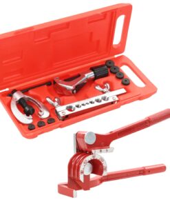 vidaXL Flaring Tool Kit Set Tube Bender Pipe Repair With Case