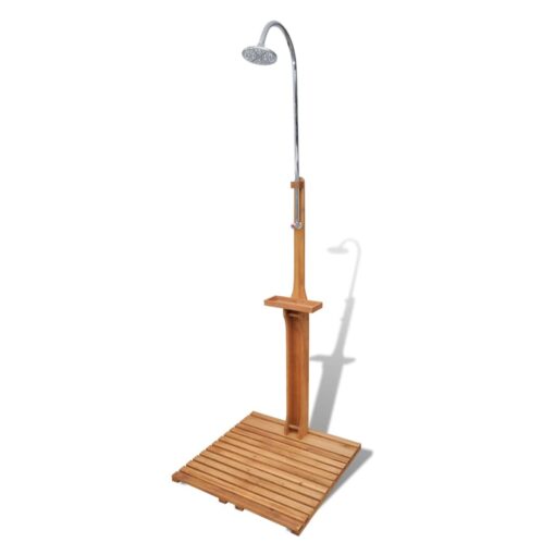 vidaXL Wooden Garden Shower