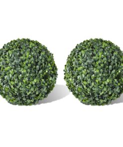 vidaXL Boxwood Ball Artificial Leaf Topiary Ball 35 cm 2 pcs