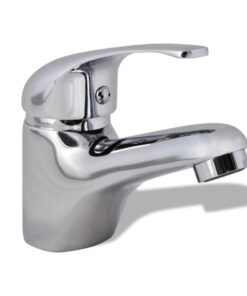 vidaXL Basin Mixer Tap Chrome