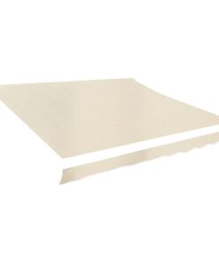 vidaXL Awning Top Sunshade Canvas Cream 3x2.5m (Frame Not Included)