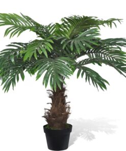 vidaXL Lifelike Artificial Cycus Palm Tree with Pot 80 cm