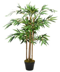 vidaXL Artificial Bamboo Plant Twiggy with Pot 90 cm