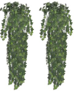 vidaXL 2 pcs Artificial Ivy Bush 90 cm Green