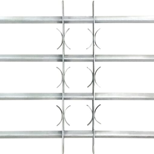 Adjustable Security Grille for Windows with 4 Crossbars 500-650 mm - Image 2