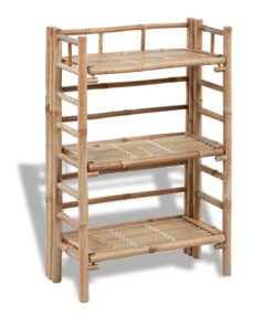 vidaXL 3-tier Bamboo Plant Rack