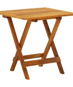 vidaXL Bistro Table 46x46x47 cm Solid Acacia Wood