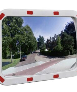 vidaXL Convex Traffic Mirror Rectangle 40 x 60 cm with Reflectors